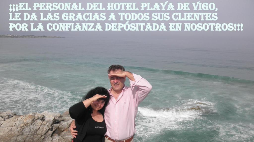 Hotel Playa Samil Vigo Exteriör bild